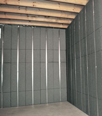 Insulated basement panels for getting your basement walls ready for finishing