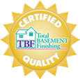 Everlast Basement Walls panels are TBF certified